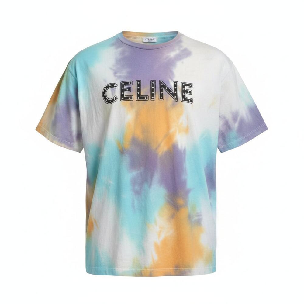 Celine Short Sleeve Tye-Dye Tee T-Shirt